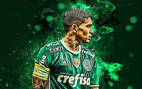 Dudu de cerca palmeiras fc futbolistas brasileños capitán fan art