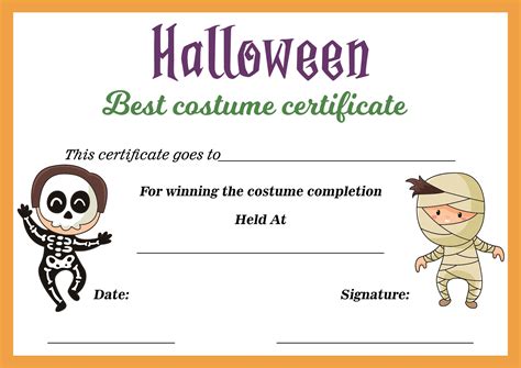 Halloween Certificates 15 Free Pdf Printables Printablee