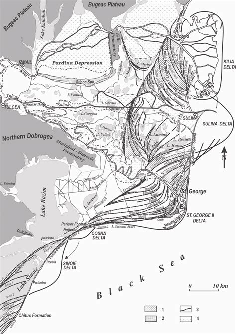 The Danube Deltas Geomorphological Sedimentological Structure The Map