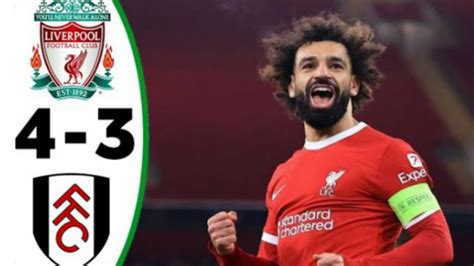 Hasil Liga Inggris Tadi Malam Liverpool Vs Fulham Minggu Desember