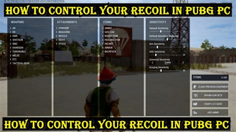 PUBG PC HOW TO CONTROL RECOIL IN PUBG PC IN HINDI YouTube