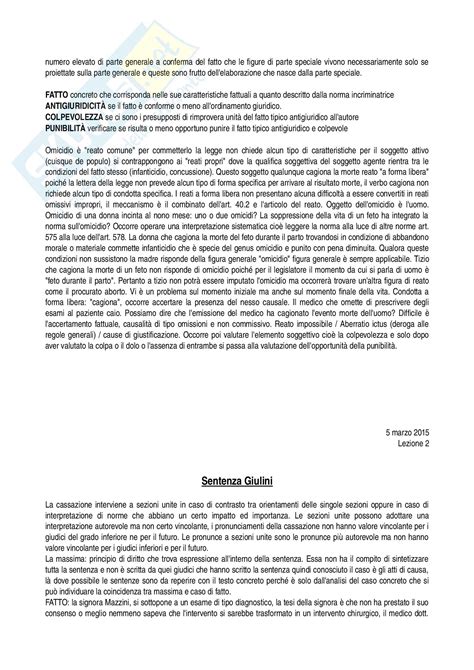 Lezione Appunti Di Diritto Penale Parte Speciale