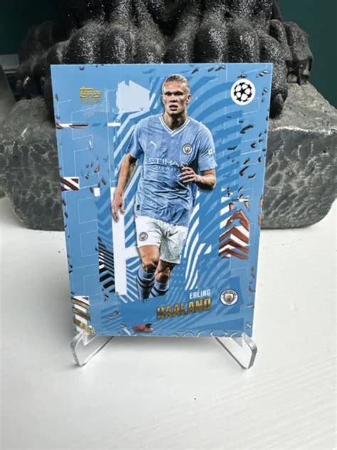 2023 24 TOPPS GOLD Uefa UCC Erling Haaland Manchester City Elite Card