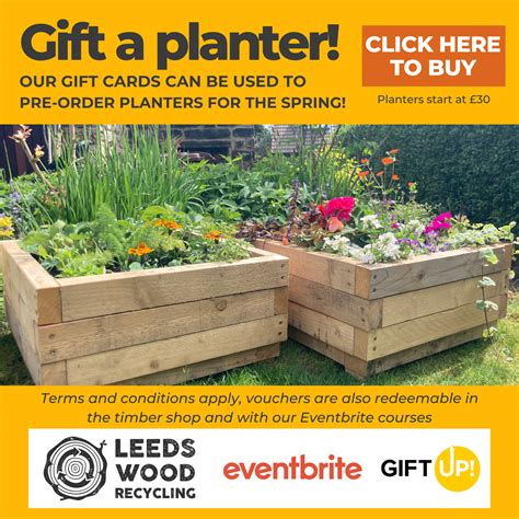 Gift a planter! | Leeds Wood Recycling