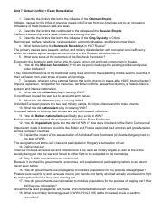 Myla Drake Unit 7 Global Conflict Exam Remediation Pdf Unit 7