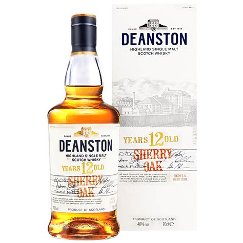 汀士頓12年單一麥芽威士忌 DEANSTON 12 YEARS OLD HIGHLAND SINGLE MALT SCOTCH WHISKY