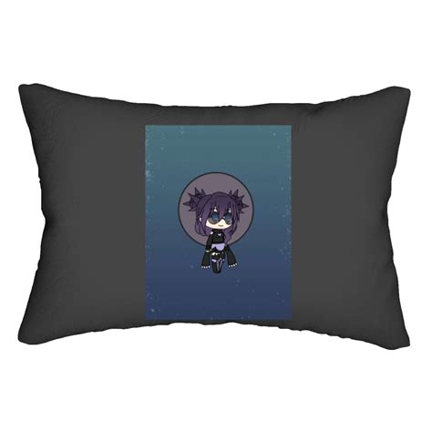 Cute Gacha Girl Kira Pastel Goth Chibi Girl Lumbar Pillows Sold By