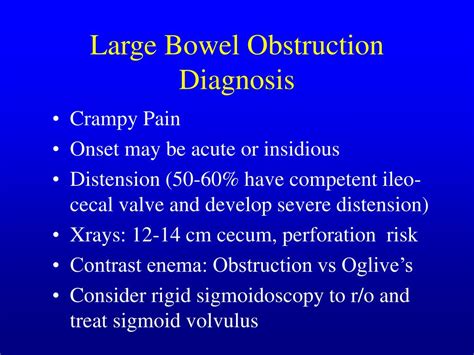 Ppt Bowel Obstruction Powerpoint Presentation Free Download Id 146944