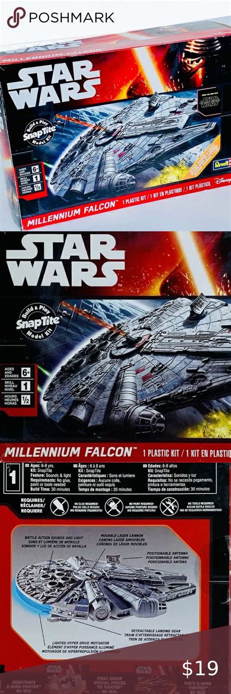 Revell STAR WARS Millennium Falcon Model Kit | Millennium falcon model ...