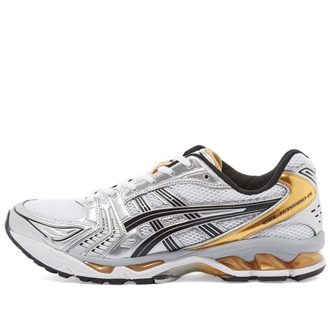 Asics Gel Kayano 14 White And Pure Gold End Us