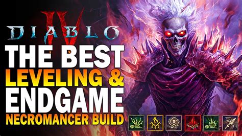 The BEST Necromancer Leveling Endgame Build Diablo 4 Bone Spear