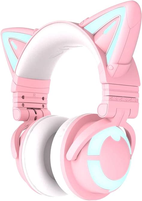 Amazon YOWU RGB Cat Ear Headphone 3G Wireless 5 0 Foldable Gaming