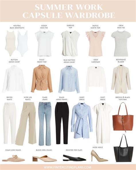 Summer Capsule Wardrobe For Work Pinteresting Plans Fashion Blog