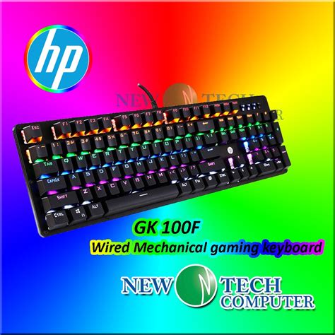 Hp Gk F Real Wired Mechanical Mixed Backlight Gaming Keyboard Blue