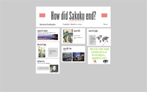 How did Sakoku end? by martyna fordonska on Prezi