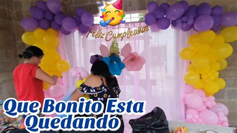 Wow Pero Que Bonita DecoraciónMiren Como Esta Quedando Esta Fiesta