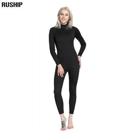 High Quality 2mm Women Wetsuit Sof Long Sleeved One Piece Neoprene