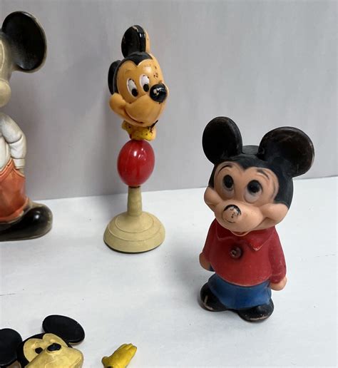 1960s Walt Disney Mickey Mouse Figure Toy Dealer Special Collection