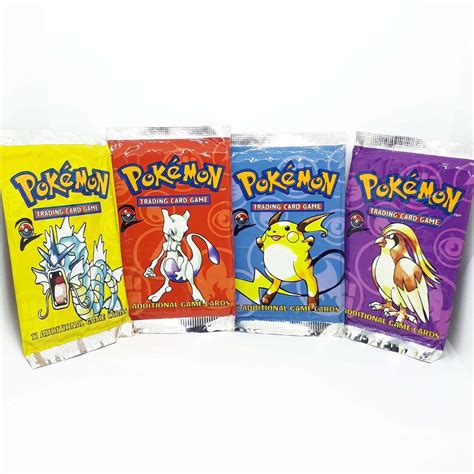 Pokemon Booster Pack Base Set 2 Series Trading Card Game Retro Repack