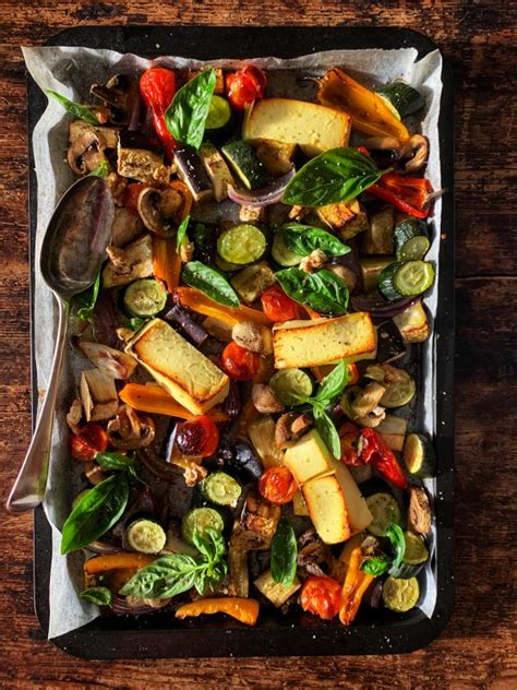 Autumn Vegetable And Feta Tray Bake Recipes For Food Lovers Including