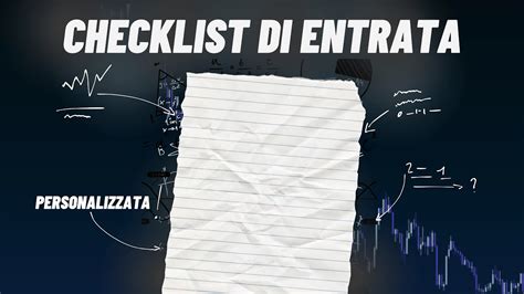 Ho Creato Una Checklist Gratuita Su Misura Per Te Youtube