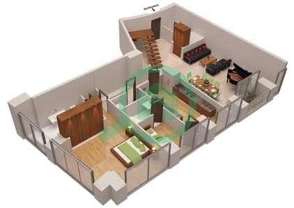 Cayan Tower Floor Plans Dubai Marina Bayut Dubai