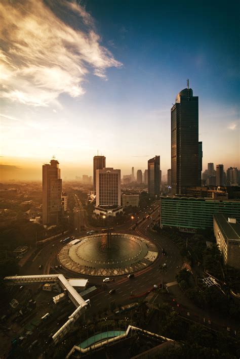 Jakarta The Capital Of Indonesia Wallpaper Aesthetic City Wallpaper