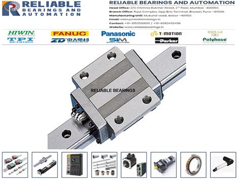 Standard Bearing Steel Hiwin Linear Guide And Rail Hgh Series For