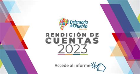 2023 03 20 Banner Rotativo Rendicion De Cuentas 2023 Defensoría Del