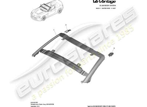 Aston Martin V12 Vantage V12 Vantage 2010 Part Diagrams