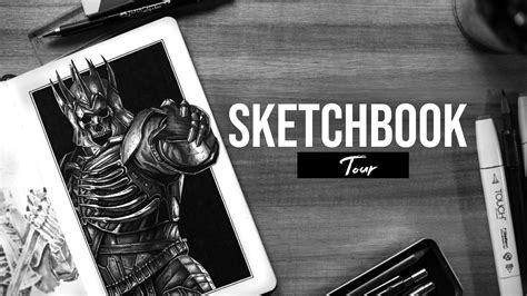 MOLESKINE SKETCHBOOK TOUR Inktober 2019 Camilo Heraso YouTube