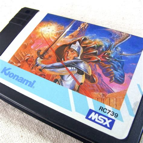 【傷や汚れあり】msx【魔城伝説 Knightmare】rc739／casio／konami／昭和レトロゲーム／romカートリッジ／カシオ