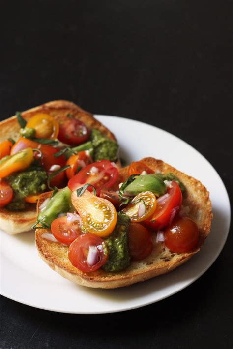 Pesto Bruschetta Recipe - Good Cheap Eats