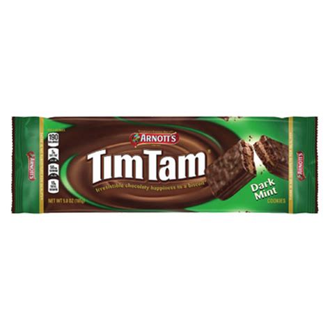 Tim Tam Dark Chocolate Mint Snack Bar, 6.2 oz - Germanfoods.org