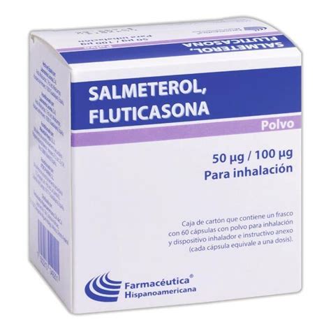 Salmeterol Fluticasona 50100mcg Inhalador