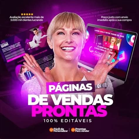 677 Páginas De Vendas Prontas Alta Conversão Redes Sociais DFG