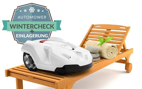 Automower Winterservice Einlagerung Service Mähroboter