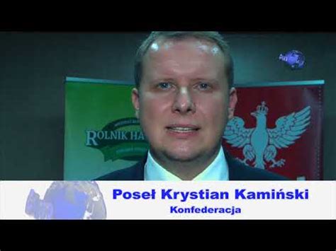 Wywiad Z Pos Em Krystianem Kami Skim Z Konfederacji Youtube