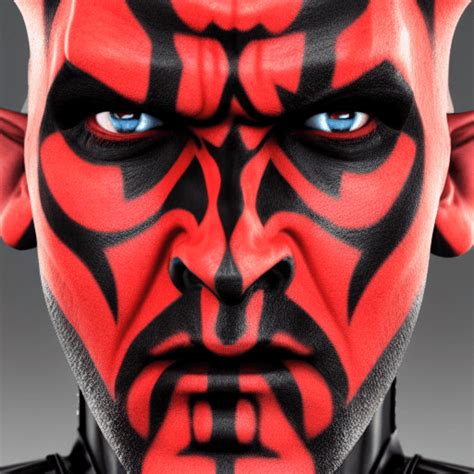 Darth Maul Portrait Graphic · Creative Fabrica