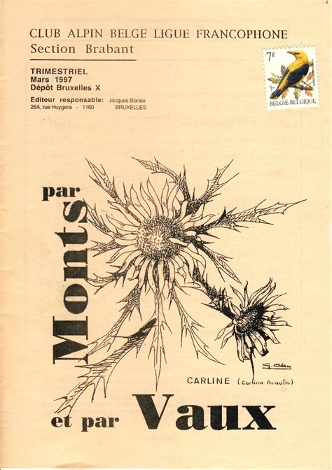 Editorial Par Mont Et Par Vaux Mars 1997 Cabbrabant