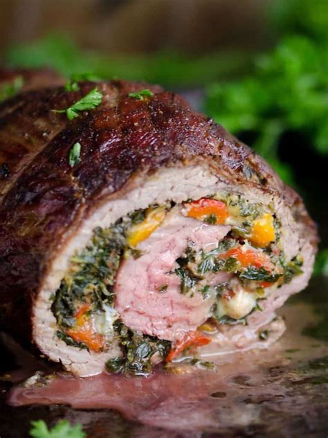 How To Make Stuffed Flank Steak Art From My Table