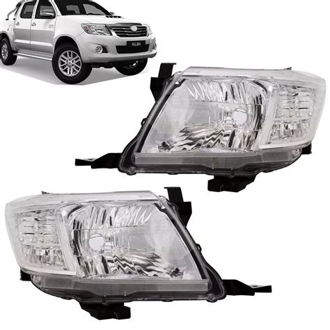 Farol Hilux 2012 2013 2014 2015 Pick Up Manual SBC Peças SBC Peças