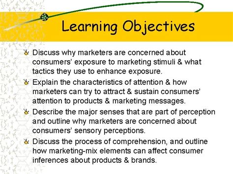 Chapter From Exposure To Comprehension Learning Objectives