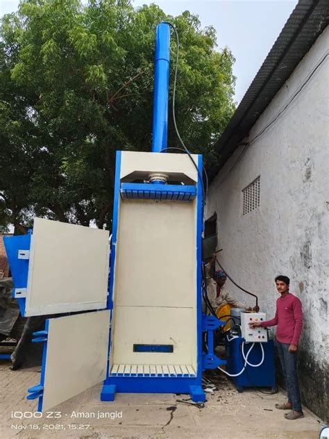 Mild Steel Cotton Baling Press Automation Grade Semi Automatic