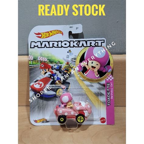 Jual Hot Wheels Mario Kart Toadette Birthday Girl Hotwheels Mariokart