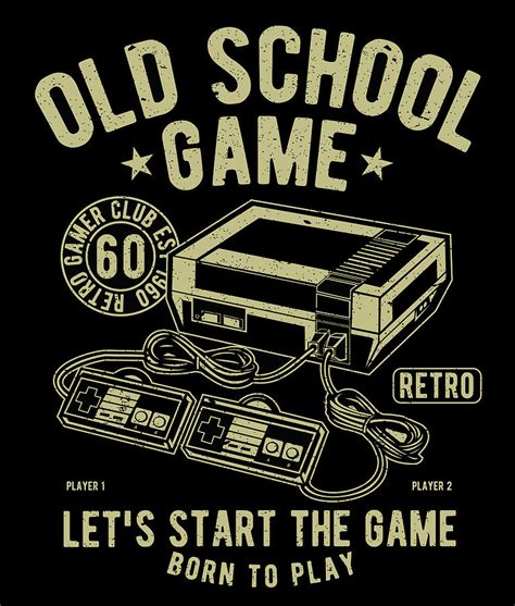 Old School Game Digital Art By Long Shot Fine Art America