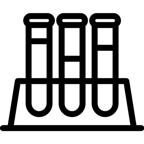 Three Test Tubes Vector Svg Icon Svg Repo