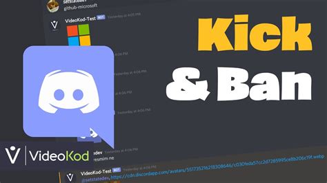 Discord Yapımı Kick Ban Atma İşlemleri YouTube