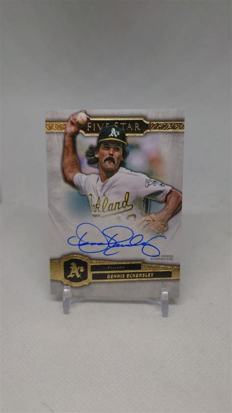 Yahoo Topps Five Star Dennis Eckersley Auto Ml