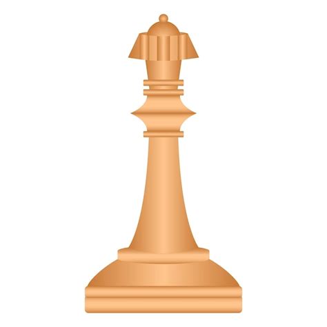 Vector Chessmen Ajedrez Reina Ajedrez Ajedrez De Madera Vector Premium